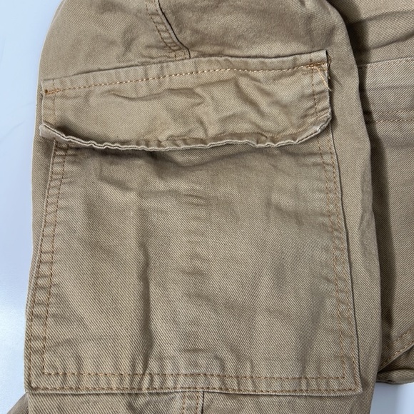 Beige Long Cargo Pants // Boyfriend Jeans - Picture 6 of 12